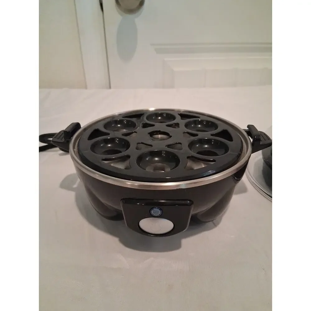 MCM Eggspress Electric Egg Cooker Poacher K41589 MarkCharles Misilli Black 360W